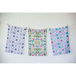 Sada 3 kuchyňských utěrek Surdic Mediterranean Tiles