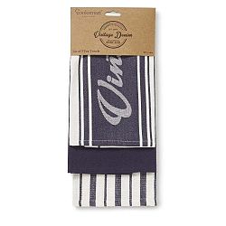 Sada 3 kuchyňských utěrek z bavlny Cooksmart ® Oxford Denim