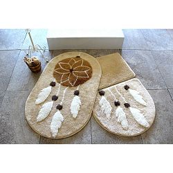 Sada 3 předložek do koupelny Confetti Bathmats Indian