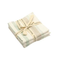 Sada 3 pruhovaných bavlněných ručníků My Home Plus, 33 x 33 cm