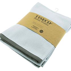 Sada 3 tyrkysově modrých bavlněných utěrek Tiseco Home Studio, 50 x 70 cm