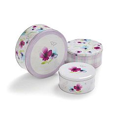 Sada 3 úložných boxů na dezerty Cooksmart England Delicate