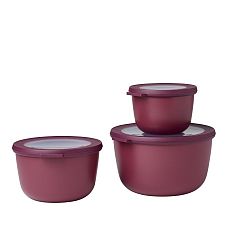 Sada 3 vínových svačinových boxů Rosti Mepal Cirqula Nordic