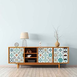 Sada 30 samolepek na nábytek Ambiance Tiles Stickers For Furniture Angia, 20 x 20 cm