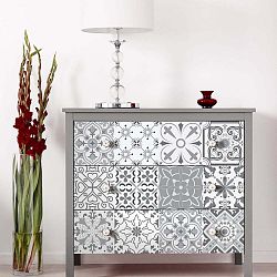 Sada 30 samolepek na nábytek Ambiance Tiles Stickers For Furniture Cineloto, 20 x 20 cm