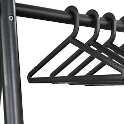 Sada 4 černých ramínek k věšáku Karup Design Hongi Black
