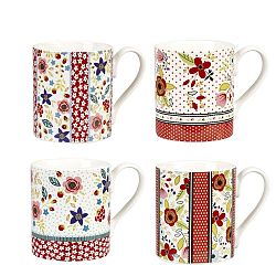 Sada 4 hrnků z porcelánu Churchill China Caravan Beach, 250 ml