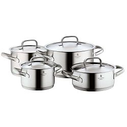 Sada 4 nerezových hrnců s poklicemi WMF Cromargan® Gourmet Plus