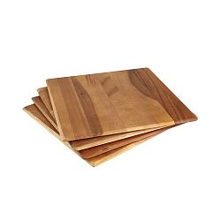 Sada 4 prostírání z akáciového dřeva T&G Woodware Tuscany