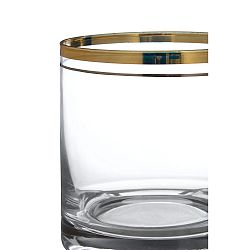 Sada 4 sklenic z ručně foukaného skla Premier Housewares Charleston, 3,75 dl