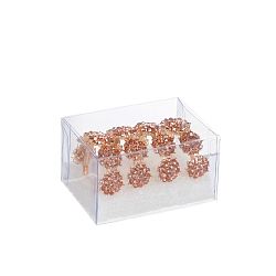 Sada 4 štrasových prstenů na servírovací ubrousky J-Line