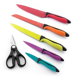 Sada 5 keramických nožů a nůžek InnovaGoods Ceramic