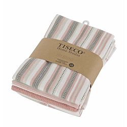 Sada 5 růžových bavlněných utěrek Tiseco Home Studio, 50 x 70 cm