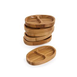 Sada 6 bambusových servírovacích misek Bambum Tobi