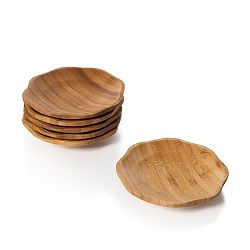 Sada 6 bambusových servírovacích tácků Bambum Pappi