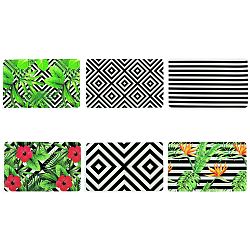 Sada 6 barevných prostírání Villa d'Este Tropicana