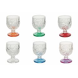 Sada 6 barevných sklenic Villa d'Este Amaretto Liquorini, 40 ml