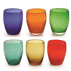 Sada 6 barevných skleniček Villa d'Este Calamoresca, 280 ml