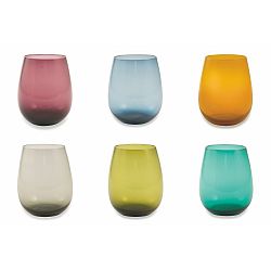 Sada 6 barevných skleniček Villa d'Este Happy Hour, 420 ml