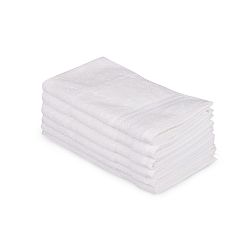 Sada 6 bílých bavlněných ručníků Madame Coco Lento Puro, 30 x 50 cm