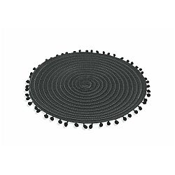 Sada 6 černých bavlněných prostírání Villa d´Este Pom Pom