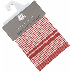 Sada 6 červených bavlněných utěrek Tiseco Home Studio Cristal, 50 x 70 cm