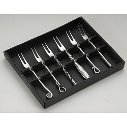 Sada 6 koktejlových vidliček v dárkovém balení Jean Dubost Forged