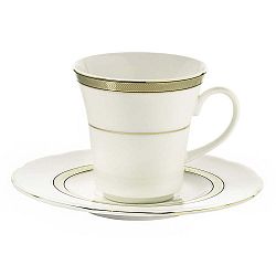 Sada 6 porcelánových šálků s podšálky Kutahya Pipes, 50 ml