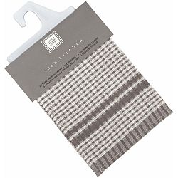 Sada 6 šedých bavlněných utěrek Tiseco Home Studio Cristal, 50 x 70 cm