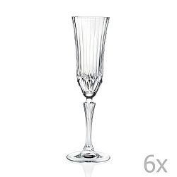 Sada 6 sklenic na sekt RCR Cristalleria Italiana Benedetta, 180 ml