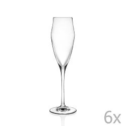 Sada 6 sklenic na sekt RCR Cristalleria Italiana Lalia