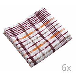 Sada 6 utěrek Tiseco Home Studio Quckly, 65 x 65 cm