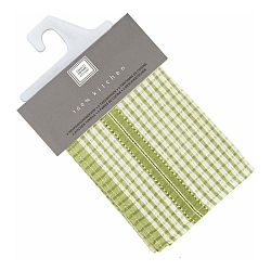 Sada 6 zelených bavlněných utěrek Tiseco Home Studio Waffle, 46 x 70 cm