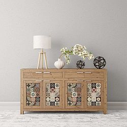 Sada 60 samolepek na nábytek Ambiance Elisabetha, 10 x 10 cm