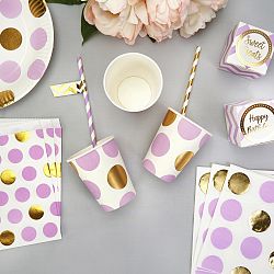 Sada 8 papírových kelímků Neviti Pattern Works Dots