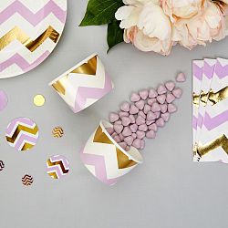 Sada 8 papírových nízkých kelímků Neviti Pattern Works