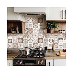 Sada 9 dekorativních samolepek na zeď Ambiance Aniolo, 15 x 15 cm