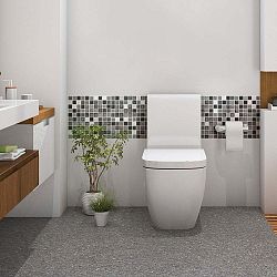 Sada 9 samolepek Ambiance Shade of Grey, 45 x 45 cm