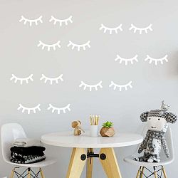 Sada bílých samolepek na zeď North Carolina Scandinavian Home Decors Fancy