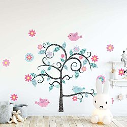 Sada dětských samolepek na zeď Ambiance Fairy Tree