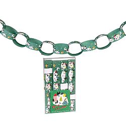 Sada na výrobu papírového řetězu Rex London Christmas Wonderland