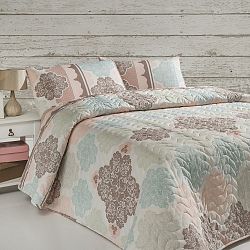 Sada prošívaného přehozu přes postel a polštáře Single 155, 160 x 220 cm