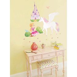 Sada samolepek Ambiance Princess, Unicorn and Castle