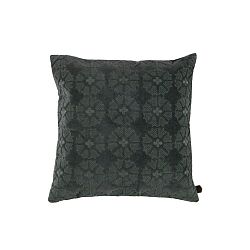 Sametový šedý polštář De Eekhoorn Gossip, 50 x 50 cm