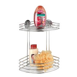 Samodržící dvoupatrová rohová polička Wenko Turbo26 cm, až 40 kg