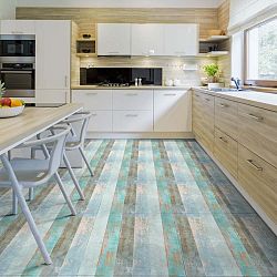 Samolepka na podlahu Ambiance Floor Sticker Parquet Floor Cote dOpale, 90 x 60 cm