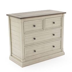 Šatní komoda z borovicového dřeva se 4 šuplíky VIDA Living Croft