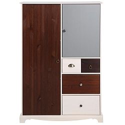 Šatní skříň z masivního borovicového dřeva Støraa Sahara