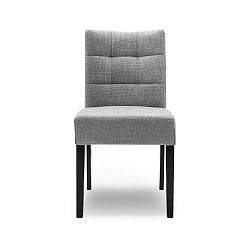 Šedá jídelní židle s nohami z dubového dřeva Mossø Menne