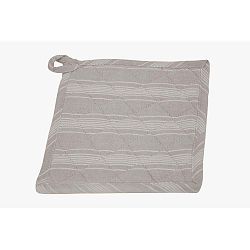 Šedá podložka pod horké nádoby Ego Dekor Linen Stripe, 20 x 20 cm